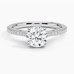 Simply Tacori Cathedral Diamond Ring (1/4 ct. tw.) Platinum Round Engagement Ring