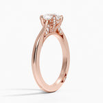 Simply Tacori Diamond Ring (1/8 ct. tw.) Rose Gold 18k Cushion Engagement Ring