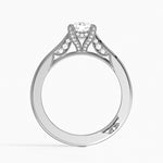 Simply Tacori Diamond Ring (1/8 ct. tw.) Platinum Cushion Engagement Ring