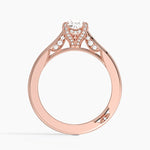 Simply Tacori Diamond Ring (1/8 ct. tw.) Rose Gold 18k Pear Engagement Ring