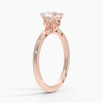 Simply Tacori Delicate Drape Diamond Ring Rose Gold 18k Cushion Engagement Ring