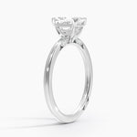 Simply Tacori Delicate Drape Diamond Ring Platinum Emerald Engagement Ring