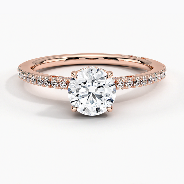 Simply Tacori Luxe Drape Diamond Engagement Ring