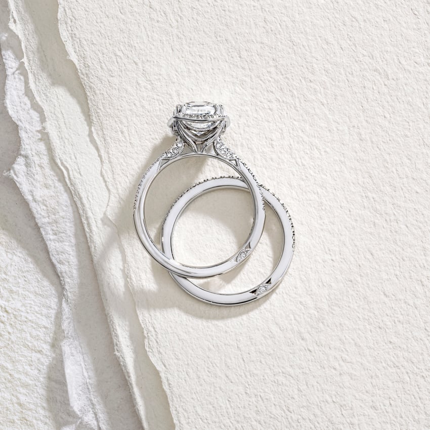 Simply Tacori Cathedral Drape Diamond Ring Engagement Ring Setting