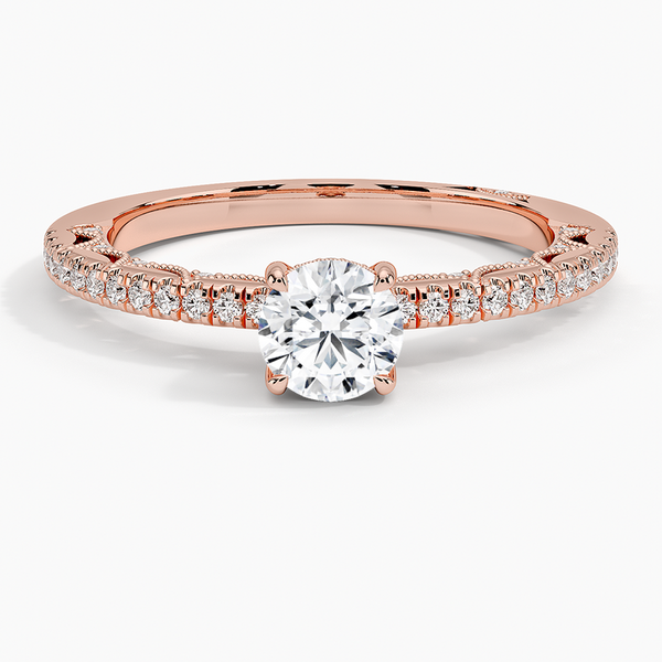 Tacori Lunetta Crescent Diamond Engagement Ring