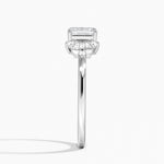 Daphne Art Deco Ring Platinum Asscher Engagement Ring