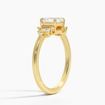 Daphne Art Deco Ring Yellow Gold 18k Asscher Engagement Ring