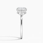 Daphne Art Deco Ring Platinum Oval Engagement Ring