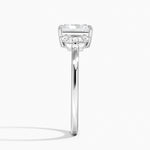 Daphne Art Deco Ring Platinum Radiant Engagement Ring