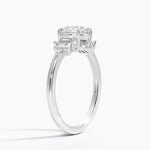 Daphne Art Deco Ring Platinum Round Engagement Ring