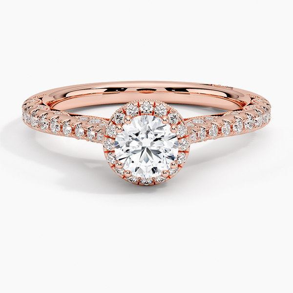 Tacori Petite Crescent Bloom Diamond Engagement Ring
