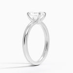 Fairmined 2mm Solitaire Ring White Gold 18k Radiant Engagement Ring