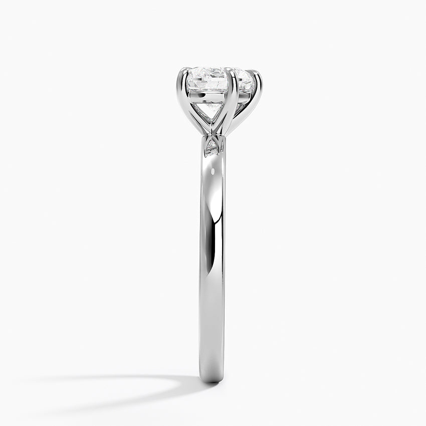 Fairmined Perfect Fit Solitaire 2mm Ring White Gold 18k Heart Engagement Ring