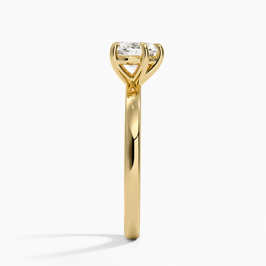 Fairmined Perfect Fit Solitaire 2mm Ring Yellow Gold 18k Heart Engagement Ring