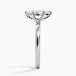 Fairmined Perfect Fit Solitaire 2mm Ring White Gold 18k Marquise Engagement Ring