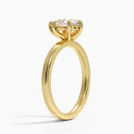 Fairmined Perfect Fit Solitaire 2mm Ring Yellow Gold 18k Pear Engagement Ring