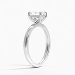 Fairmined Perfect Fit Solitaire 2mm Ring White Gold 18k Radiant Engagement Ring