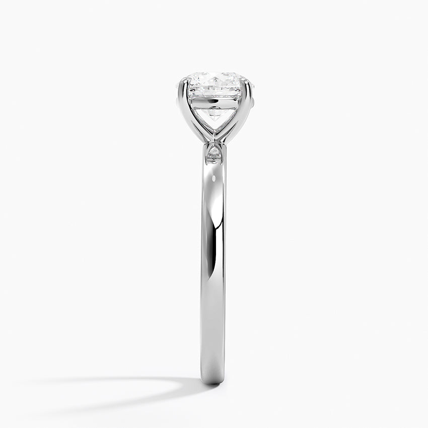 Fairmined Perfect Fit Solitaire 2mm Ring White Gold 18k Round Engagement Ring