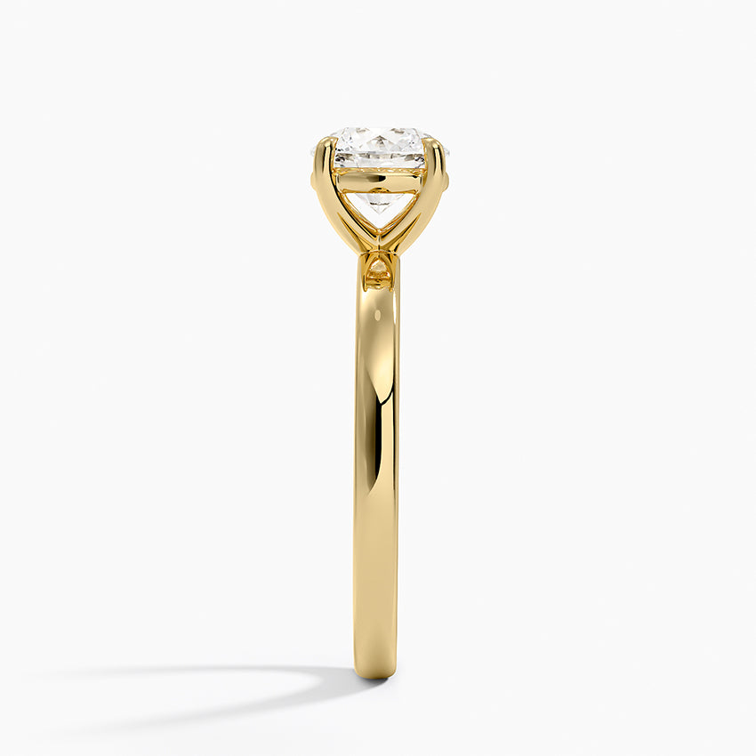 Fairmined Perfect Fit Solitaire 2mm Ring Yellow Gold 18k Round Engagement Ring