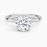 Fairmined Perfect Fit Solitaire 2mm Ring White Gold 18k Round Engagement Ring