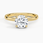 Fairmined Perfect Fit Solitaire 2mm Ring Yellow Gold 18k Round Engagement Ring