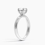 Fairmined Perfect Fit Solitaire 2.5mm Ring White Gold 18k Cushion Engagement Ring