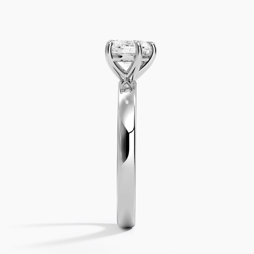 Fairmined Perfect Fit Solitaire 2.5mm Ring White Gold 18k Heart Engagement Ring