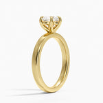 Fairmined Perfect Fit Solitaire 2.5mm Ring Yellow Gold 18k Heart Engagement Ring