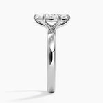 Fairmined Perfect Fit Solitaire 2.5mm Ring White Gold 18k Marquise Engagement Ring