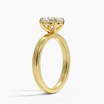 Fairmined Perfect Fit Solitaire 2.5mm Ring Yellow Gold 18k Oval Engagement Ring