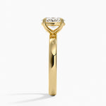 Fairmined Perfect Fit Solitaire 2.5mm Ring Yellow Gold 18k Oval Engagement Ring