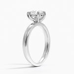 Fairmined Perfect Fit Solitaire 2.5mm Ring White Gold 18k Pear Engagement Ring
