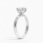 Fairmined Perfect Fit Solitaire 2.5mm Ring White Gold 18k Round Engagement Ring