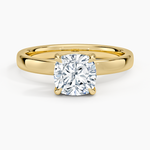 Fairmined Perfect Fit Solitaire 2.5mm Ring Yellow Gold 18k Cushion Engagement Ring