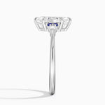 Nadia Sapphire and Diamond Ring Platinum Marquise Engagement Ring