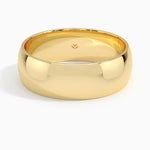 Comfort Fit 7mm Wedding Ring Yellow Gold 18k Wedding Band