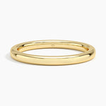 Comfort Fit Wedding Ring Yellow Gold 18k 2mm Wedding Band