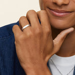 Comfort Fit 4mm Wedding Ring Platinum Wedding Band