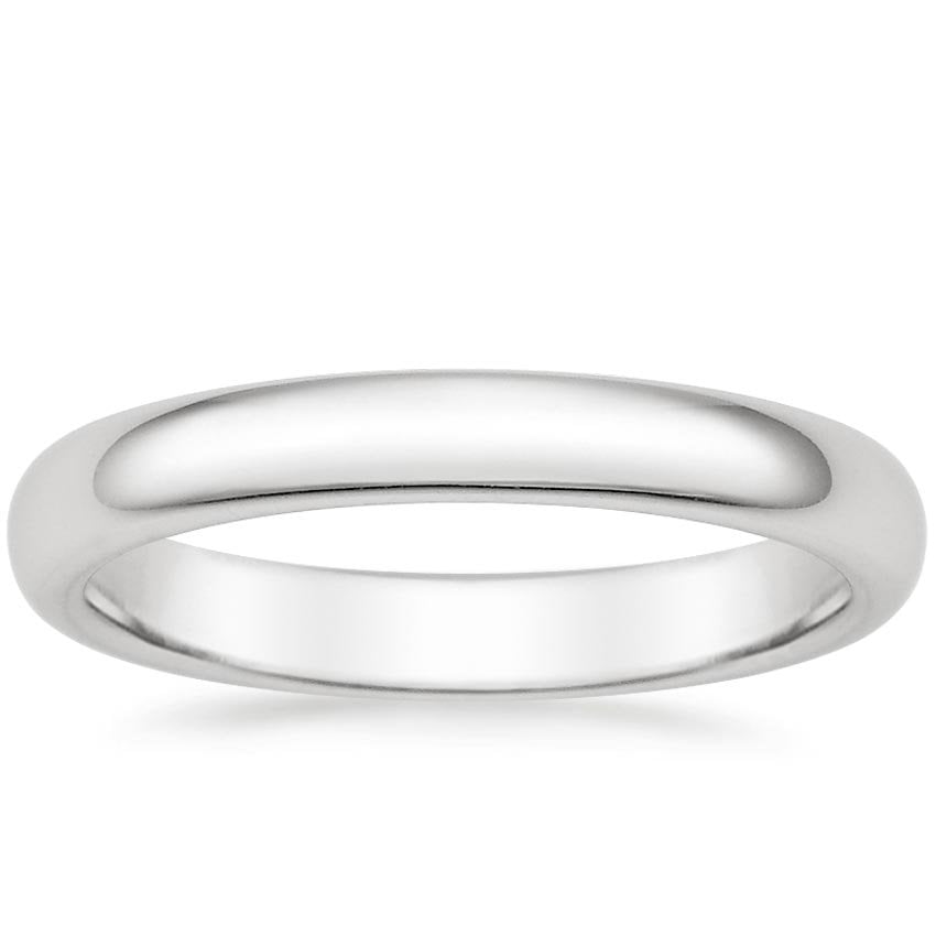 Comfort Fit Wedding Ring Platinum 3mm Wedding Band