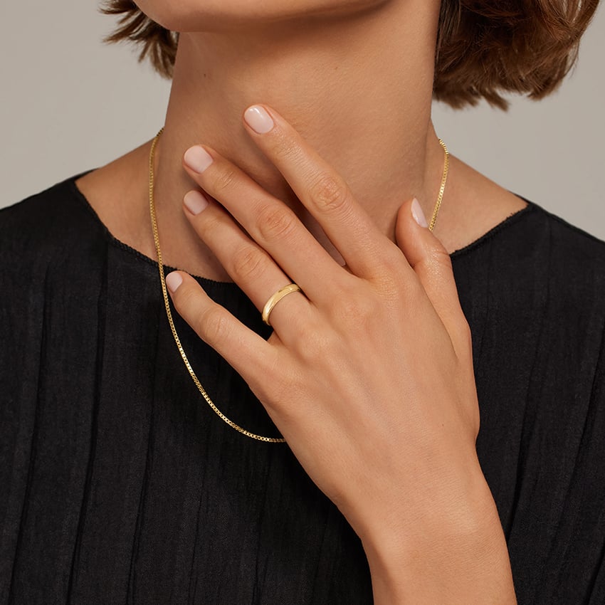 Slim Profile Wedding Ring Yellow Gold 18k 3mm Wedding Band