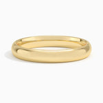 Slim Profile Wedding Ring Yellow Gold 18k 3mm Wedding Band
