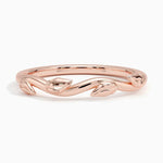Winding Willow Ring Rose Gold 18k Wedding Band