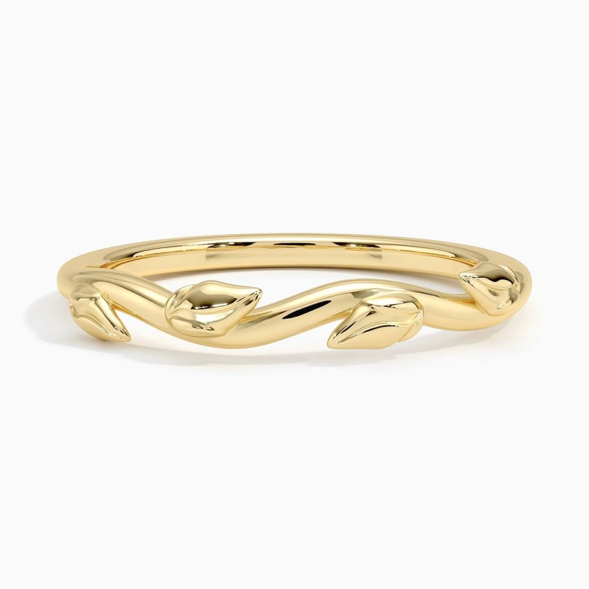 Winding Willow Ring Yellow Gold 18k Wedding Band