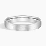 Mojave Matte 7mm Wedding Ring Platinum Wedding Band