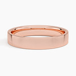 Mojave 4mm Wedding Ring Rose Gold 18k Wedding Band