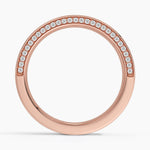 Mojave 6mm Diamond Wedding Ring Rose Gold 18k Wedding Band