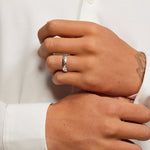 Canyon High Polish 5mm Wedding Ring Platinum Wedding Band