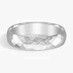 Canyon High Polish 5mm Wedding Ring Platinum Wedding Band