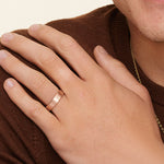 Mojave Matte 5.5mm Wedding Ring Rose Gold 18k Wedding Band