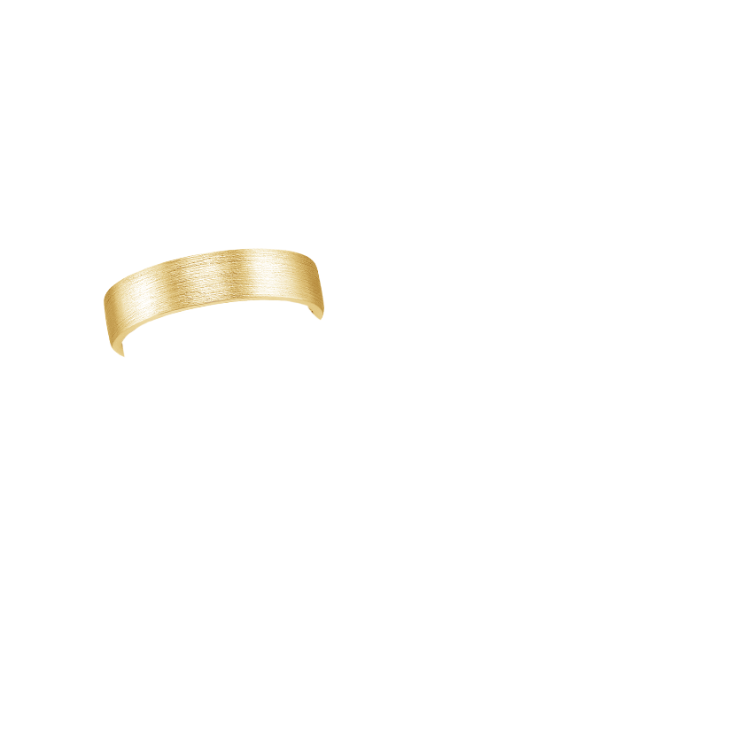 Mojave Matte 5.5mm Wedding Ring Yellow Gold 18k Wedding Band